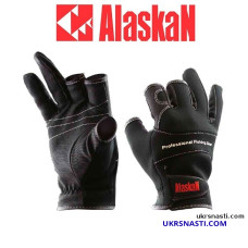 Перчатки трехпалые Alaskan размер XL цвет черный